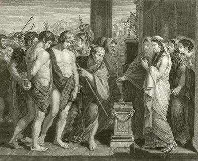 Pylades und Orestes von Benjamin West